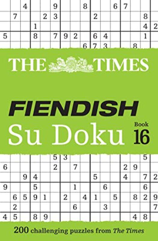 

The Times Fiendish Su Doku Book 16 by Nicki Weld-Paperback