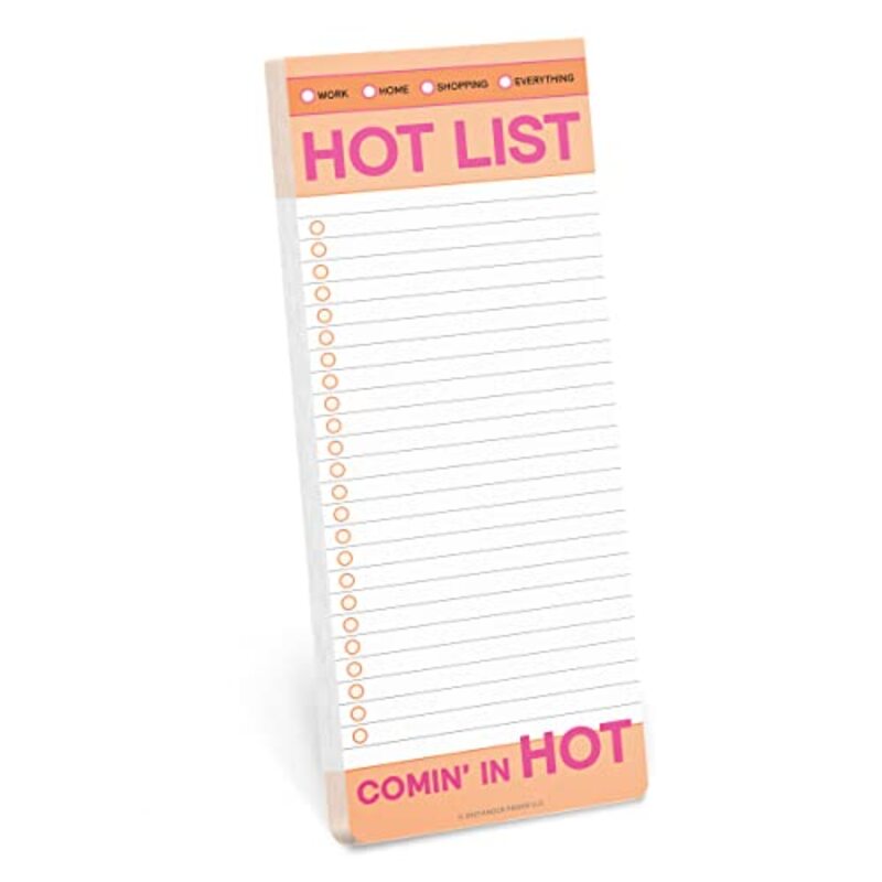 

Knock Knock Hot List Makealist Pads by Knock Knock..Paperback