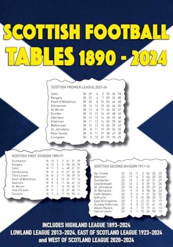 

Scottish Football League Tables 1890-2024 by Michael Robinson -Paperback