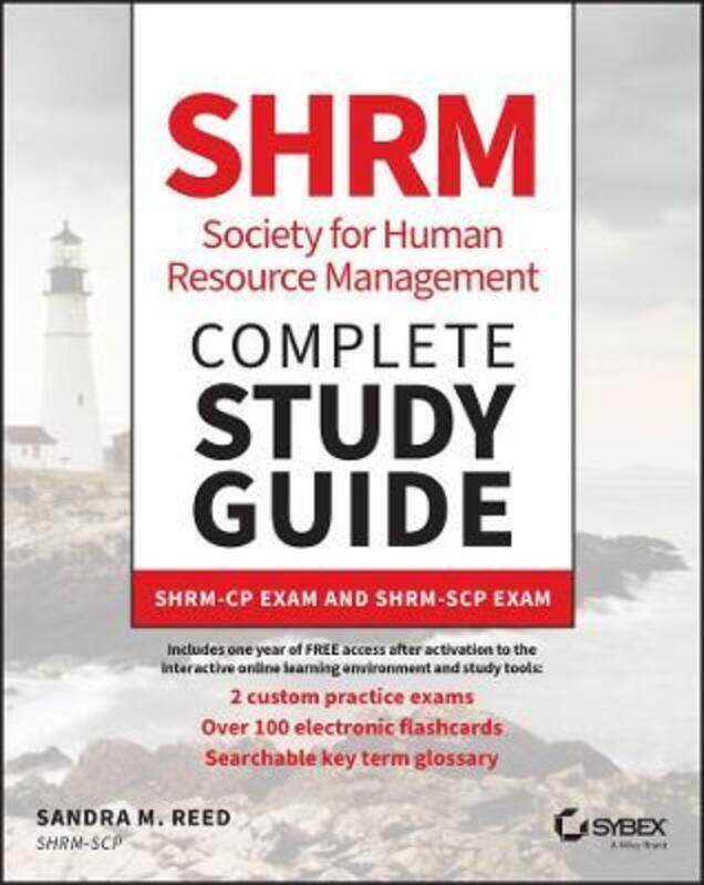 

SHRM Society for Human Resource Management Complete Study Guide: SHRM-CP Exam and SHRM-SCP Exam.paperback,By :Reed, Sandra M.