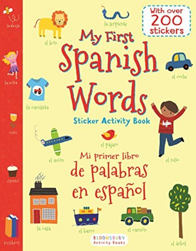 

My First Spanish Words Sticker Act Bk By Grainger Lesley - Paperback