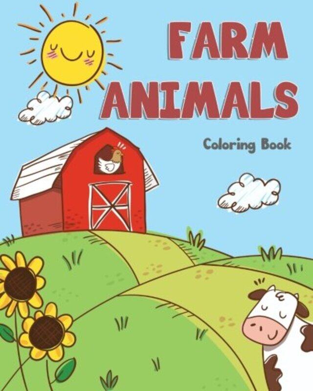 

Farm Animals Coloring Book: Farm Animals Books for Kids & Toddlers - Boys & Girls, Paperback Book, By: Lynn Knecht