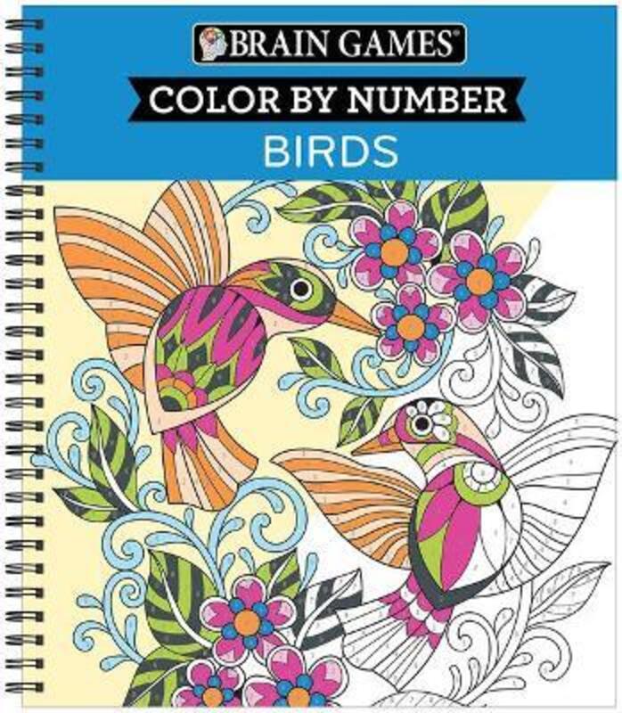 

Brain Games - Color by Number: Birds.paperback,By :New Seasons