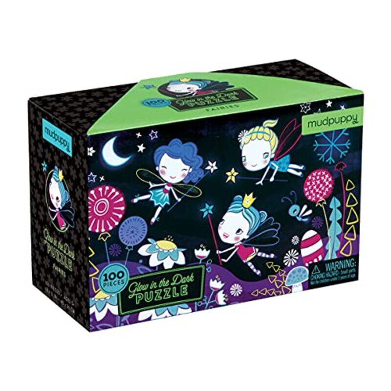 

Fairies Glow In The Dark Puzzle By Mudpuppy - Hardcover