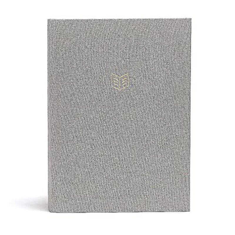 

She Reads Truth Bib Gray Linen By Csb - Hardcover
