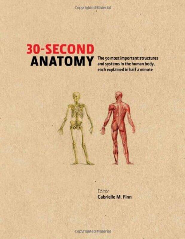 

30-Second Anatomy: The 50 Most Important Structures and Systems in the Human Body, Each Explained in, Hardcover Book, By: Gabrielle M Finn