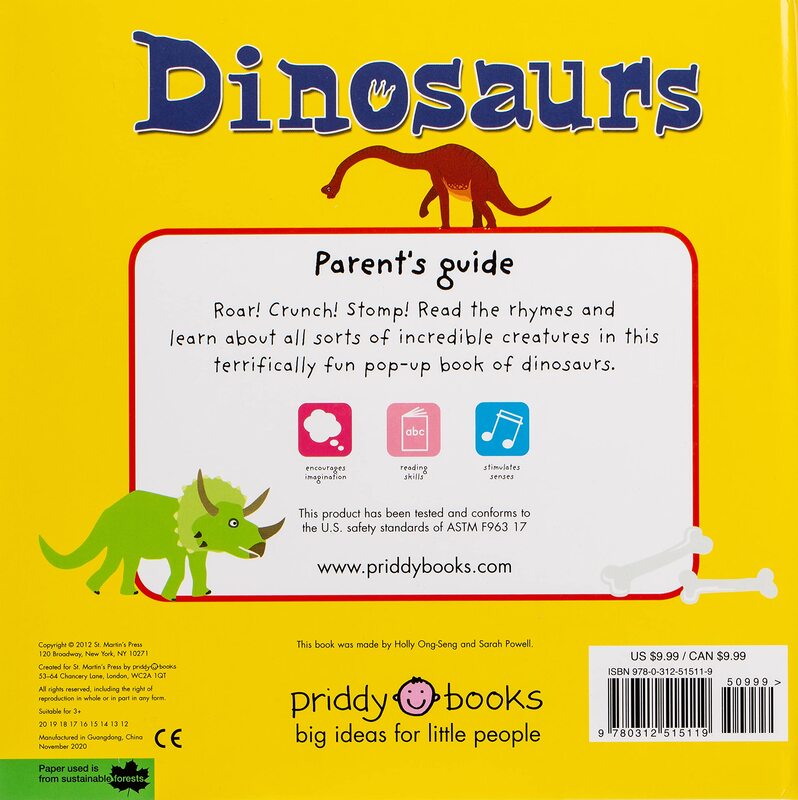 Pop-Up Dinosaurs (Pop-up (Priddy Books)), Hardcover Book, By: Roger Priddy