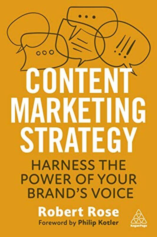 

Content Marketing Strategy by Robert Chief Strategy Officer Rose-Paperback