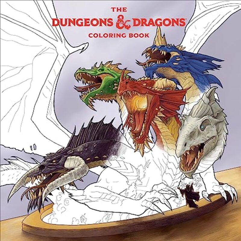

Dungeons & Dragons Coloring Book Paperback by Official Dungeons & Dragons