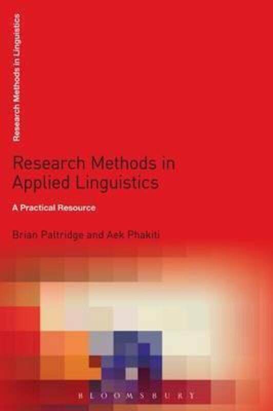 

Research Methods in Applied Linguistics.paperback,By :Brian Paltridge