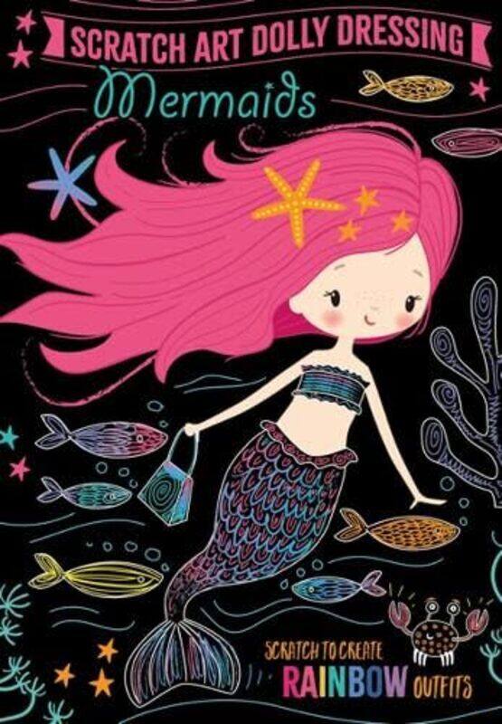 

Scratch Art Dolly Dressing Mermaids -Hardcover