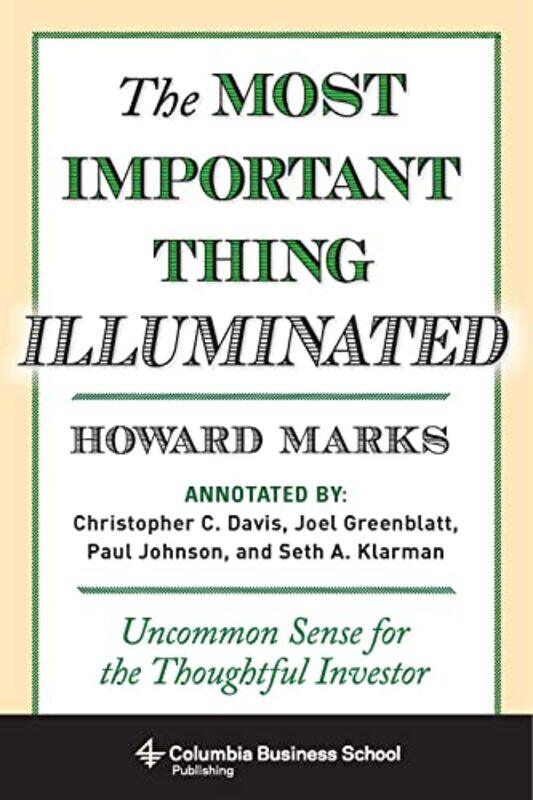 

Most Important Thing Illuminated By Marks Howard - Hardcover