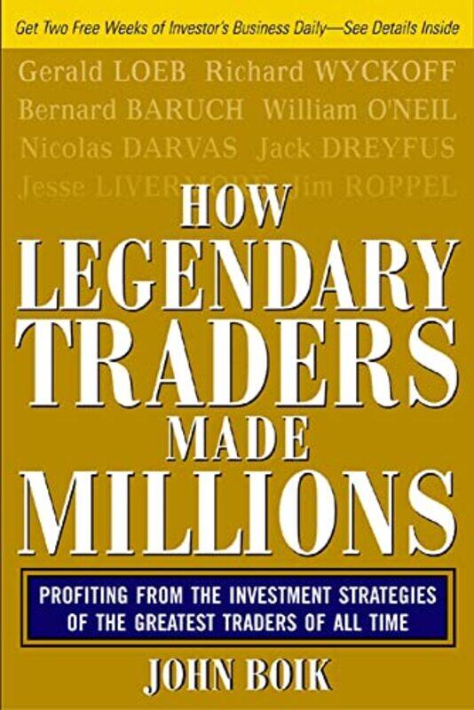 

How Legendary Traders Made Millions by Anup ChatterjeeDr N Mani-Paperback