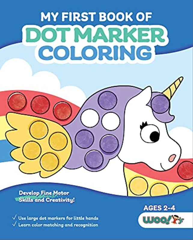 My First Book Of Dot Marker Coloring By Activities Woo Jr Kids Paperback