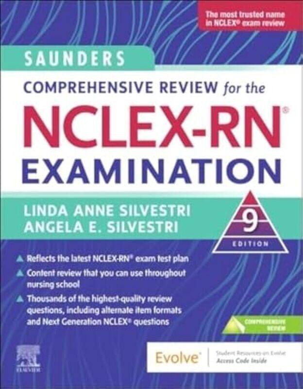 

Saunders Comprehensive Review for the NCLEXRN R Examination Paperback by Silvestri, Linda Anne - Silvestri, Angela (Associate Professor & BSN Program