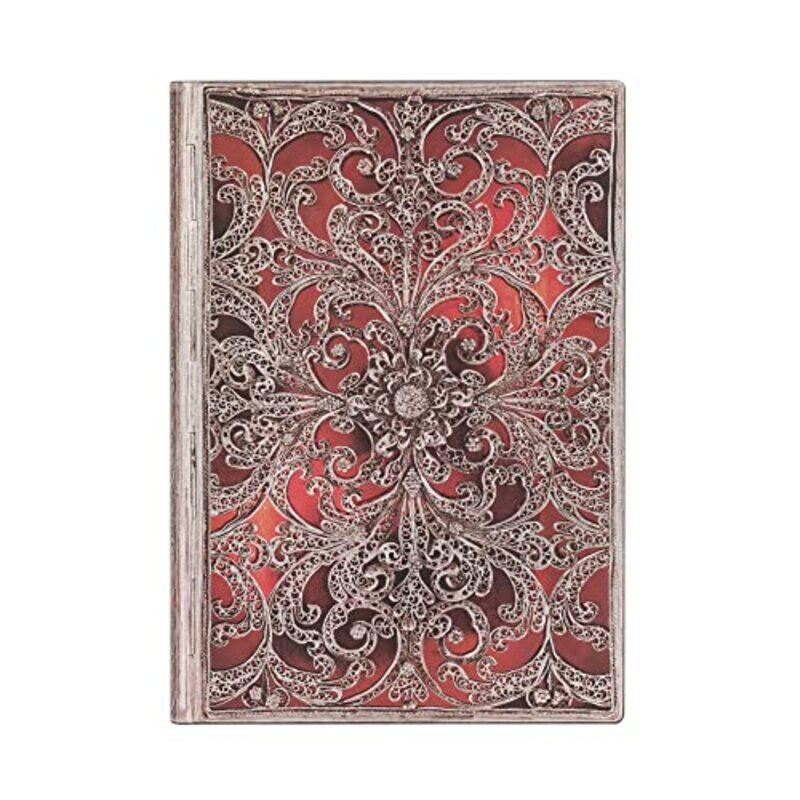 

Garnet Silver Filigree Collection Midi Unlined Softcover Flexi Journal by Kevin BlackwoodSwain Scheps-Paperback