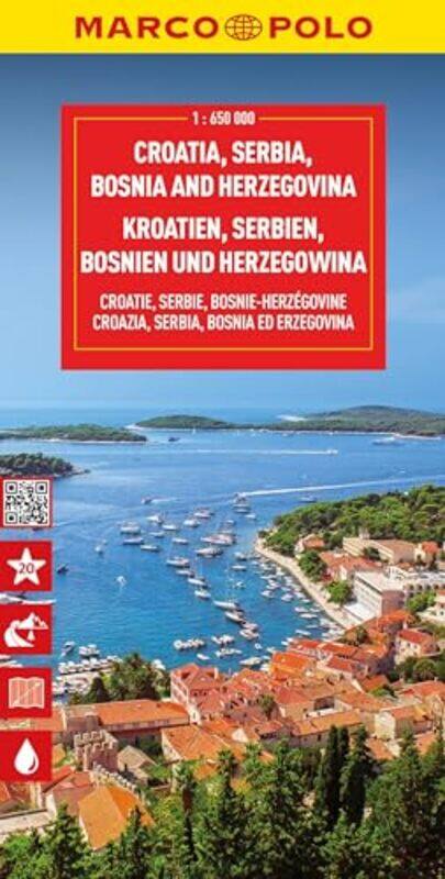 

Croatia, Bosnia, Herzegovina Marco Polo Map by Marco Polo -Other Book Format