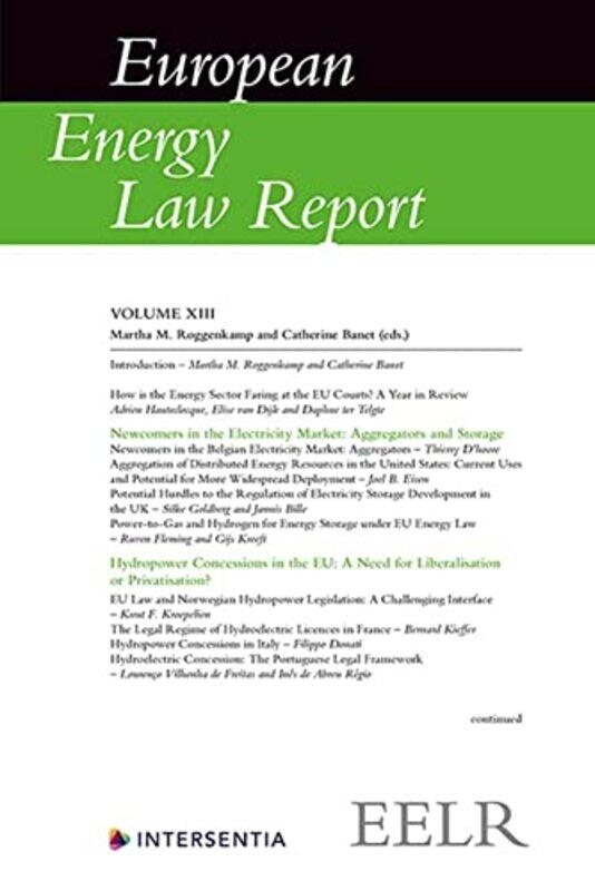 

European Energy Law Report XIII by Thomas WildgruberMatthew Barton-Paperback