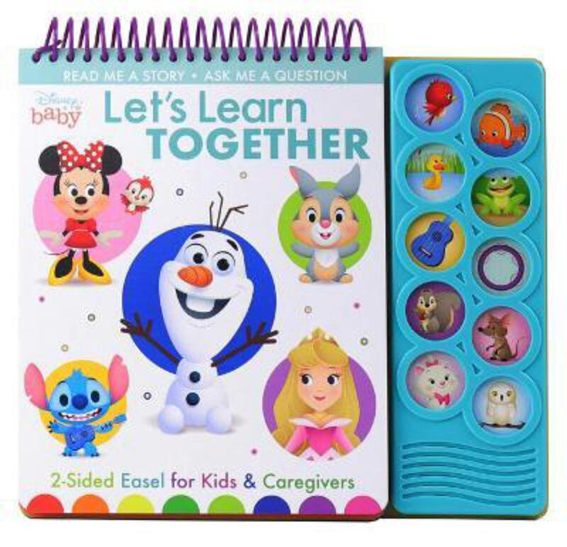 

Disney Baby: Let's Learn Together: 2-Sided Easel for Kids & Caregivers, Board Book, By: Marit Skwish