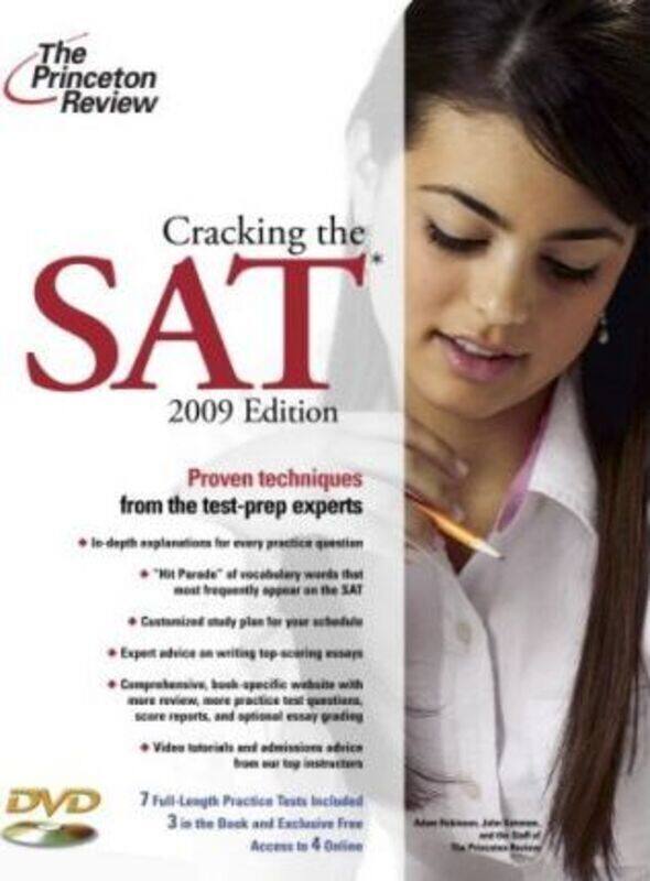 

Cracking the SAT with DVD, 2009 Edition (College Test Prep).paperback,By :Princeton Review