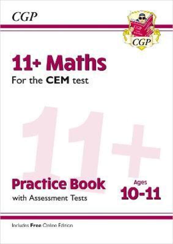 

11+ CEM Maths Practice Book & Assessment Tests - Ages 10-11 (with Online Edition).paperback,By :Coordination Group Publications Ltd (CGP)