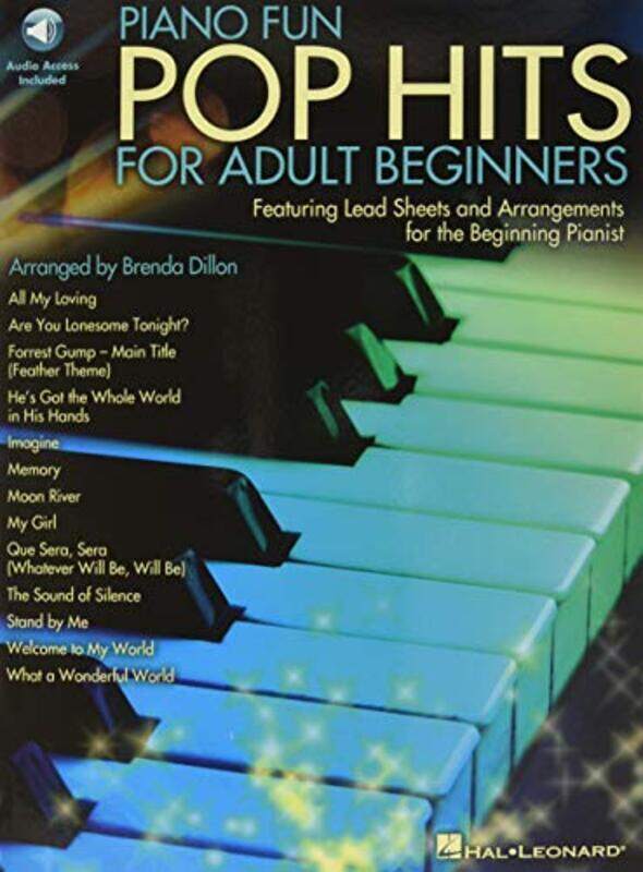

Piano Fun Pop Hits For Adult Beginners By Dillon Brenda Paperback