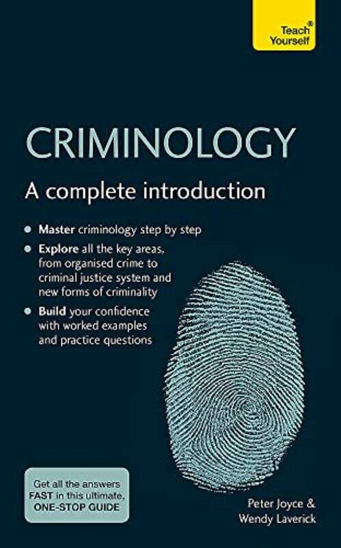 

Criminology: A complete introduction Paperback by Joyce, Peter - Laverick, Wendy
