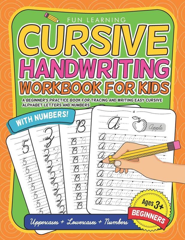 

Cursive Handwriting Workbook For Kids Beginners: A Beginner's Practice Book For Tracing And Writing, Paperback Book, By: Fun Learning