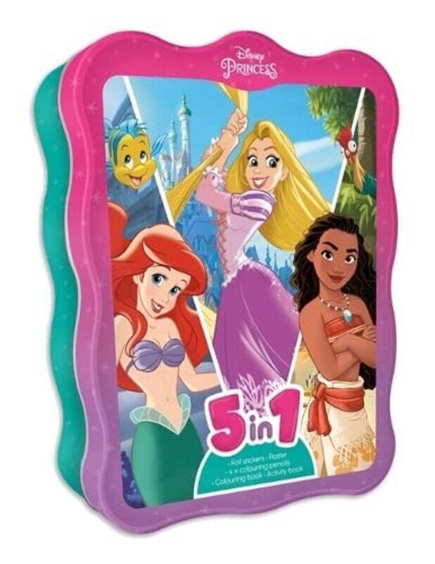 

Disney Princess 5In1 Tin By Walt Disney Paperback
