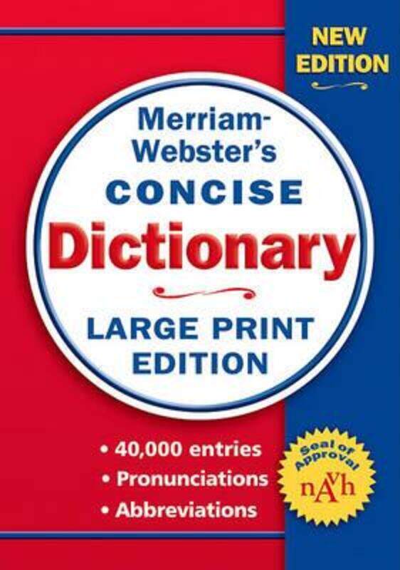 

Merriam-Webster's Concise Dictionary.paperback,By :Merriam-Webster Inc.