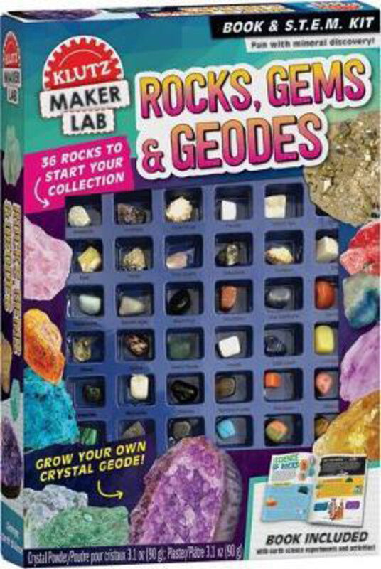 

Rocks, Gems & Geodes (Klutz Maker Lab), Paperback Book, By: Klutz