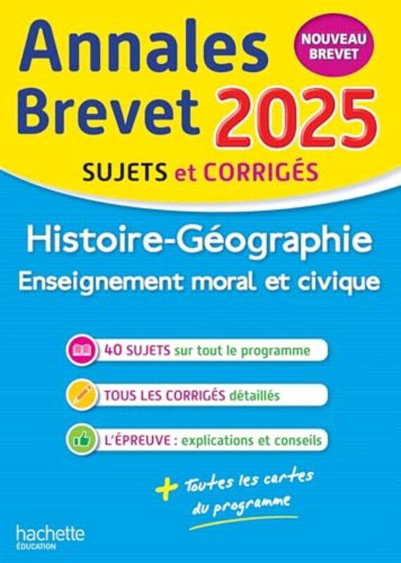 

Annales Brevet 2025 Histoiregeoemc 3E Sujets Et Corriges, Paperback by SAISSE CHRISTOPHE