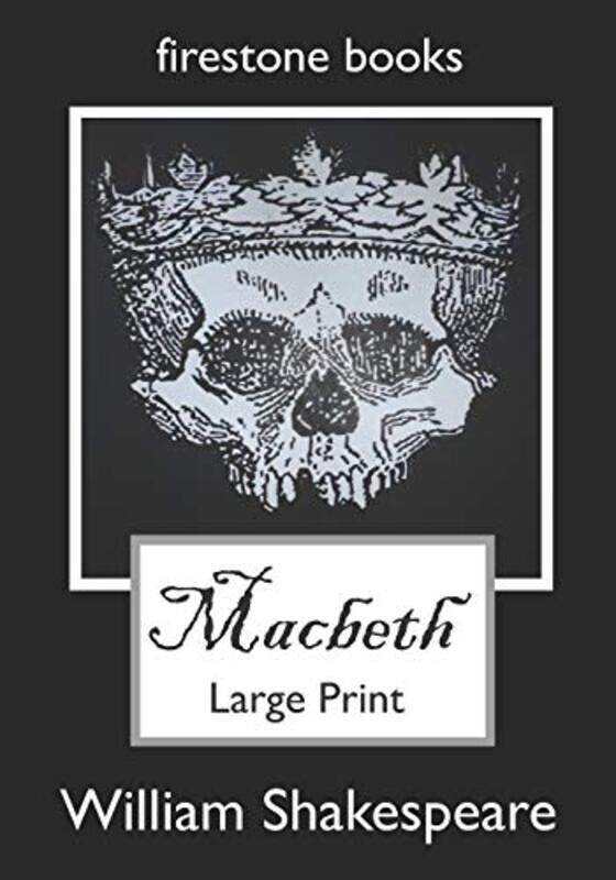 

Macbeth Largeprint Editon by WILLIAM SHAKESPEARE-Paperback