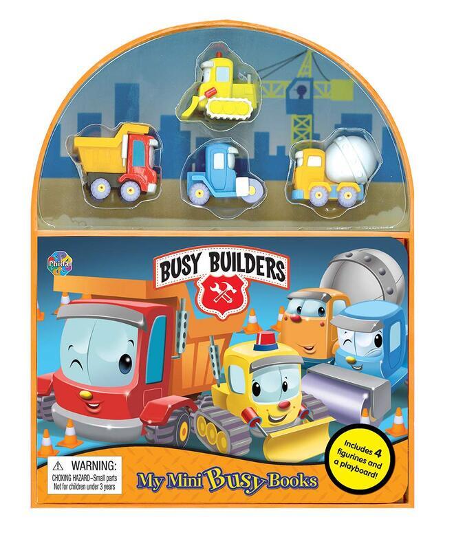 Busy Builders Mini Busy Book, Board Book, By: Phidal Publishing