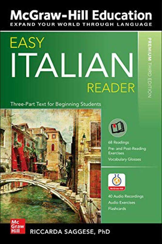 

Easy Italian Reader Premium Third Edition by Peter Princeton University Brown-Paperback