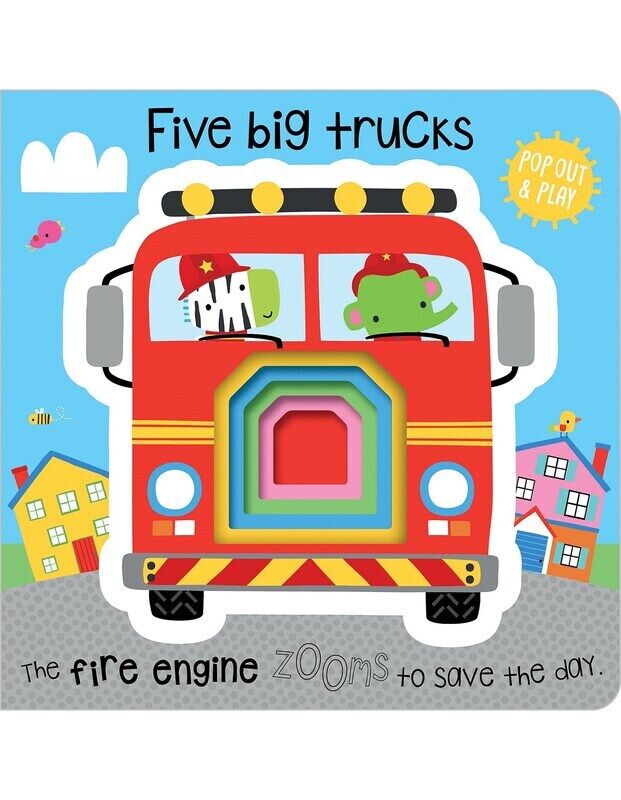 

Five Little Trucks, Board Book, By: Dawn Machell