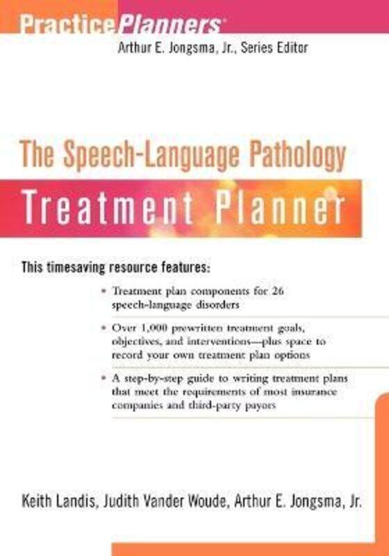 

Speech-Language Pathology Treatment Planner,Paperback,ByKeith Landis
