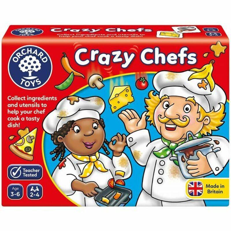 

Crazy Chefs Game Revised by Orchard Toys..Paperback