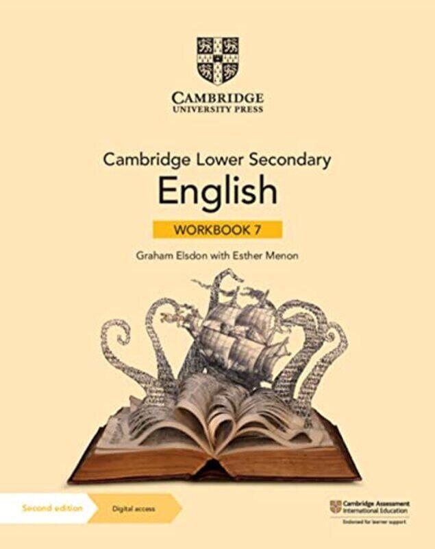 

Cambridge Lower Secondary English Workbook 7 With Digital Access 1 Year By Graham Elsdon; Esther Menon Paperback