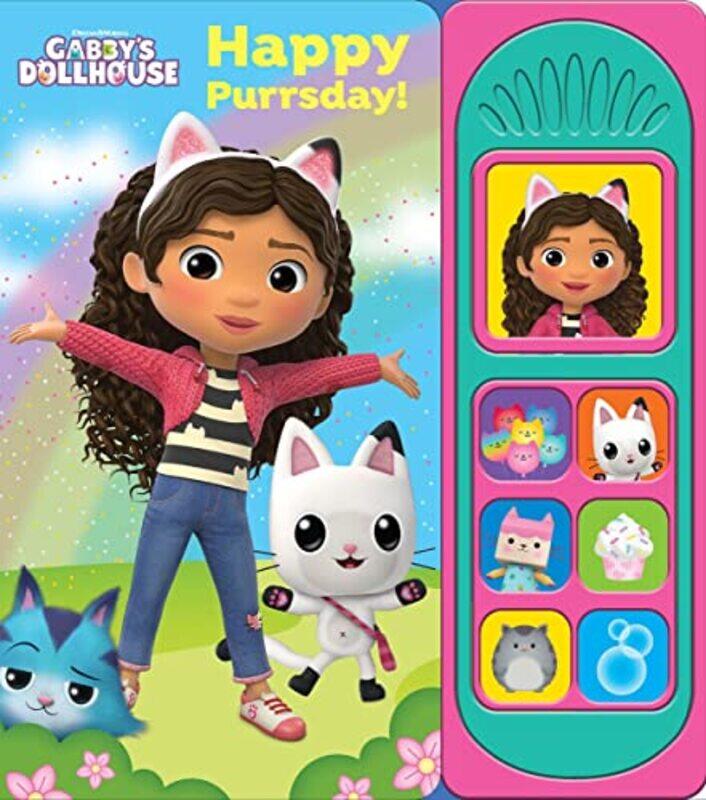 

Dreamworks Gabbys Dollhouse Happy Purrsday Sound Book by P I Kids-Hardcover