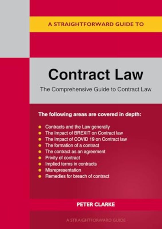 

A Straightforward Guide to Contract Law by Peter Clarke-Paperback