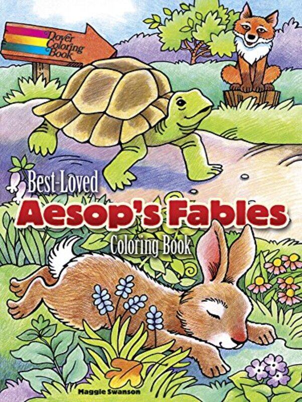 

BestLoved Aesops Fables Coloring Book by Maggie Swanson-Paperback