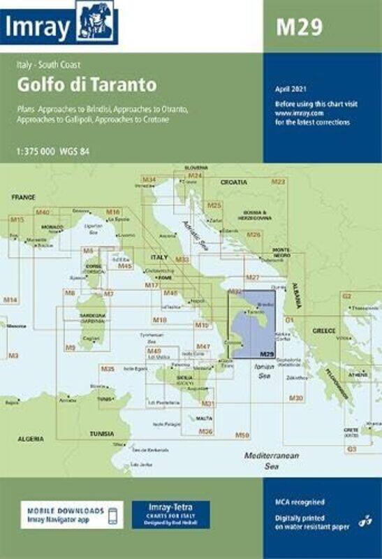 

Imray Chart M29 by Janthana Kaenprakhamroy-Paperback