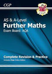 As & Alevel Further Maths For Aqa Complete Revision & Practice With Online Edition by CGP Books - CGP Books-Paperback