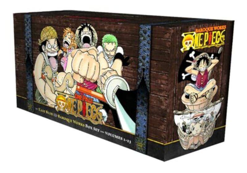 

One Piece Box Set 1 East Blue and Baroque Works by Eiichiro Oda-Paperback