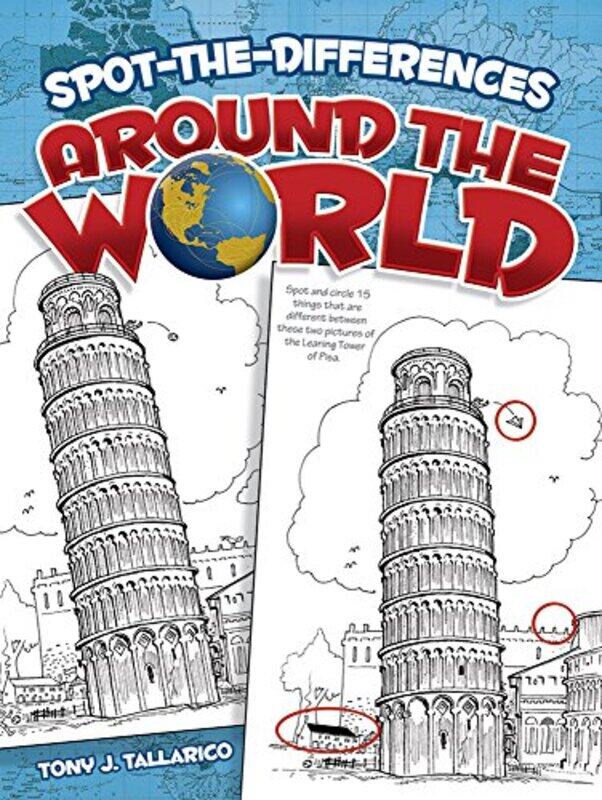 

SpotTheDifferences Around the World by Tony J Tallarico-Paperback