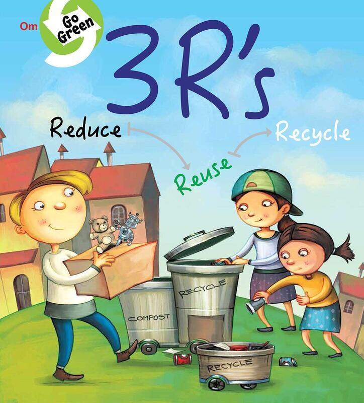 

Go Green: 3 R's Reduce Recycle Reuse, Paperback Book, By: Dandona Sarika