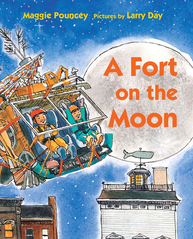 A Fort On The Moon, Hardcover Book, By: Maggie Pouncey