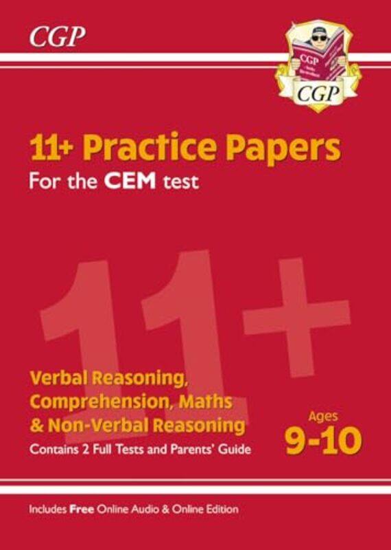 

11+ Cem Practice Papers Ages 910 With Parents Guide & Online Edition By Cgp Books - Cgp Books -Paperback