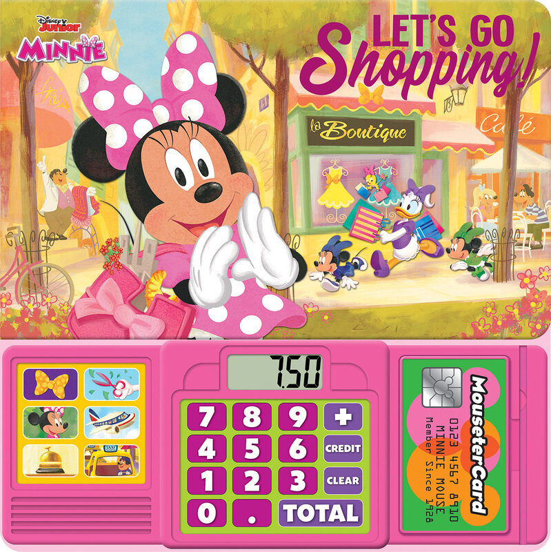 

Minnie Mouse Let's Go Shopping, Hardcover Book, By: P I Kids